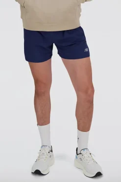 Running heren short blauw