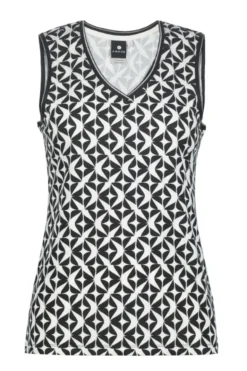 Tennis dames singlet zwart