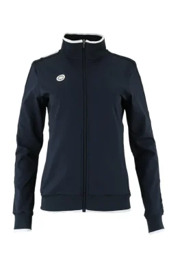 Tennis dames trainingsjack blauw