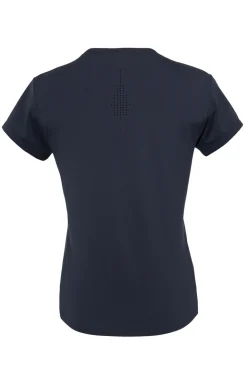 Tennis dames t-shirt km blauw