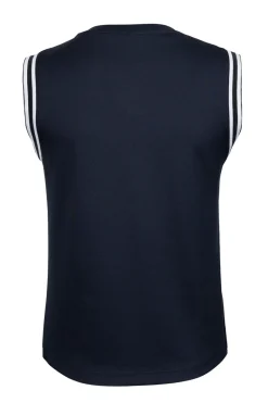 Tennis dames t-shirt km blauw