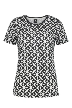 Tennis dames t-shirt km zwart