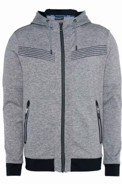 Tennis heren hoodie grijs