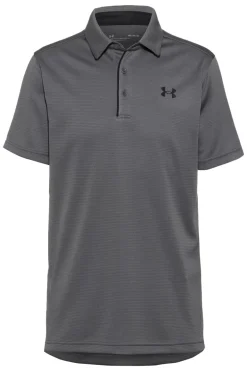 Tennis heren polo grijs