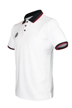 Tennis heren polo wit