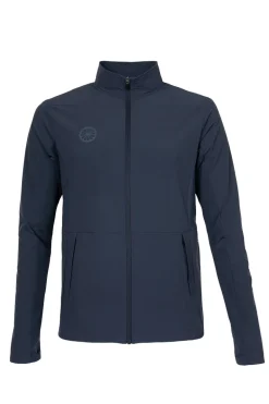 Tennis heren trainingsjack blauw