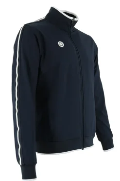 Tennis heren trainingsjack blauw