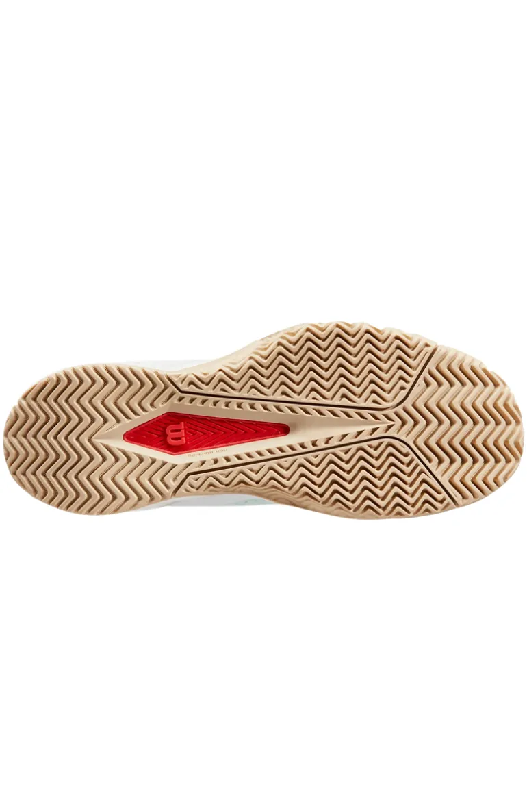 Tennisschoenen gravel dames wit