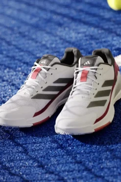 Tennisschoenen omni heren wit