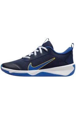 Tennisschoenen omni jongens blauw