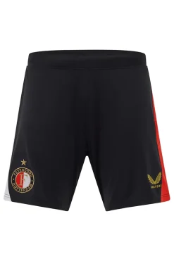 Voetbal heren short replica zwart