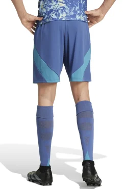 Voetbal heren short replica blauw