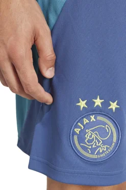 Voetbal heren short replica blauw