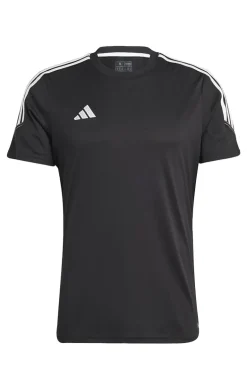 Voetbal heren t-shirt km zwart