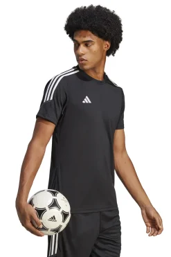 Voetbal heren t-shirt km zwart