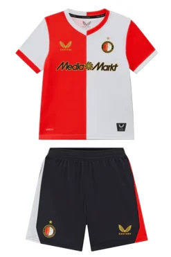 Voetbal jongens set rood