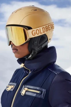 Wintersport helm senior goud