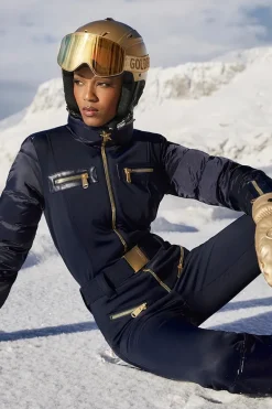 Wintersport helm senior goud