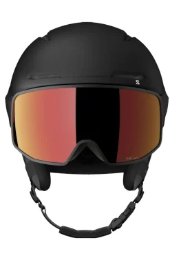 Wintersport helm senior zwart