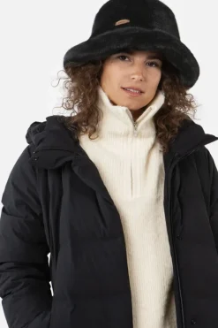 Wintersport hoed zwart